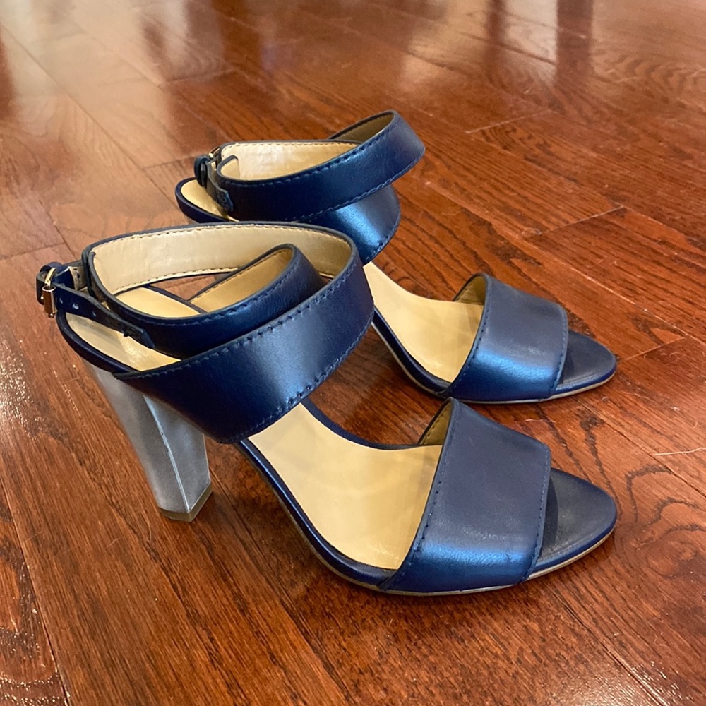 Banana Republic Blue Strap Heels Sz 6
